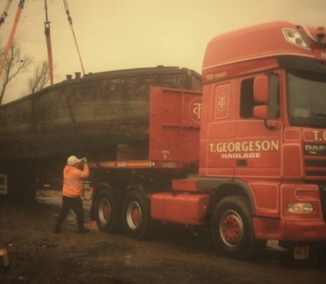 Barge lift and transport