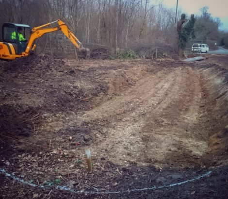 Self build site preparation