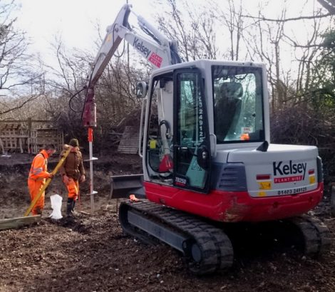 screw pile installation