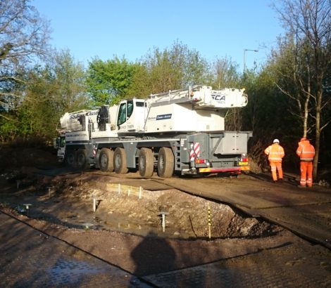 Liebherr 300 ton crane